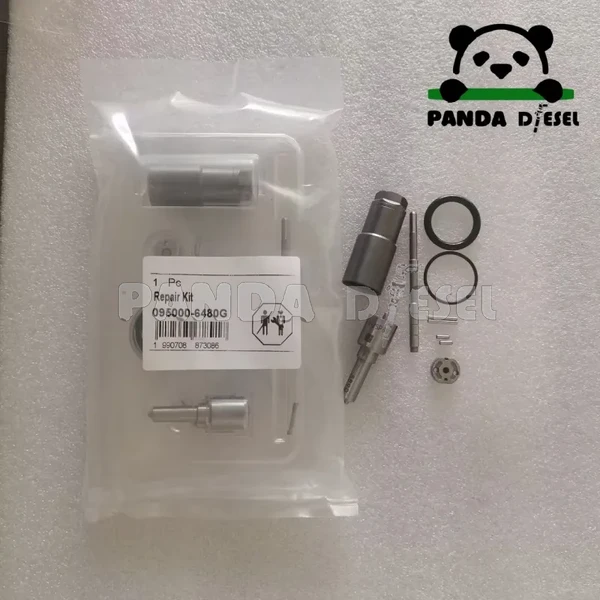 095000 6480 Denso common rail injector re529149 kit de revisão bico dlla125p889 para motor diesel John Deere 6090