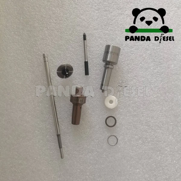 kit de reparo e revisão de injetor common rail cri2 0445110616 0445110617 0445110480 com bico dlla160p2176 e válvula de controle f00vc01503 para bmw