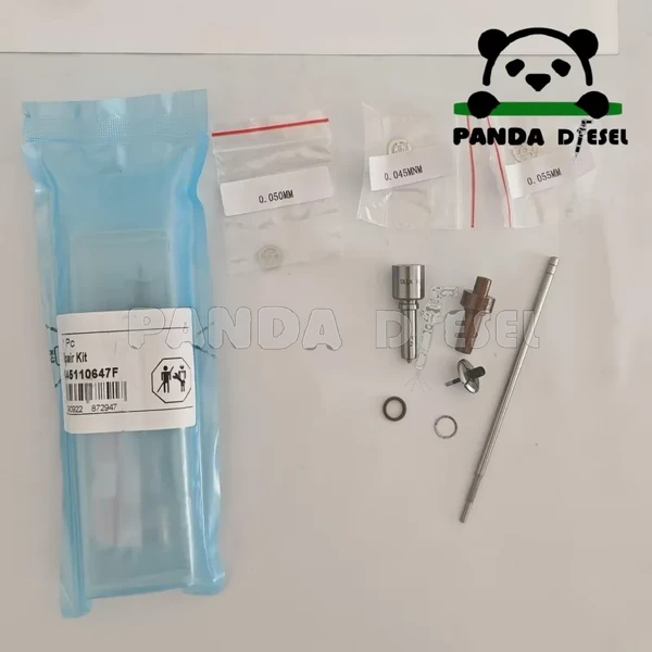 cr injector 0445110647 kit de reparo e revisão para 0445110646 0445110368 0445110369 vw amarok 2.0 caddy golf 03l130277j 0986435167 bico dlla162p2160 válvula de controle f00vc01502