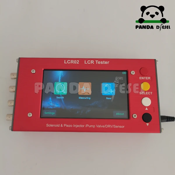 testador a granel de solenoide piezo lcr02, válvula de bomba injetora diesel e sensor DRV