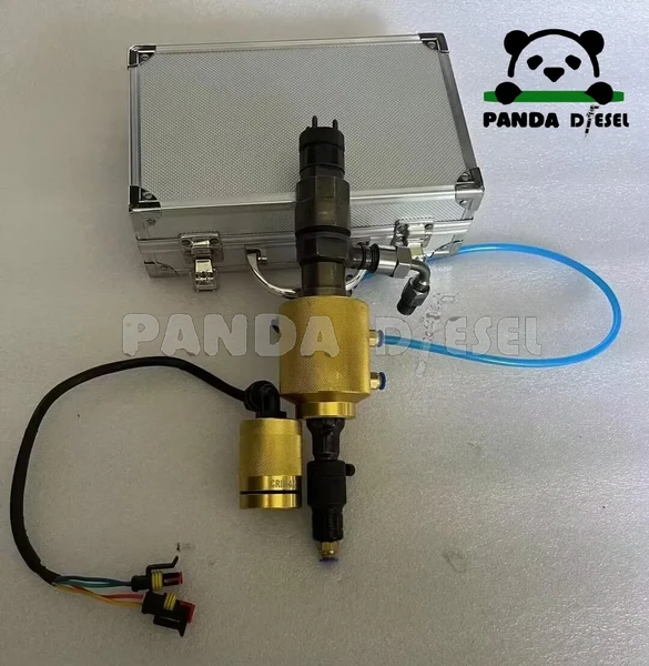 kit de acessórios e ferramentas bs016b para teste de injetor bosch common rail diesel crin 4.2 pinos 0445120303 em bancada de teste