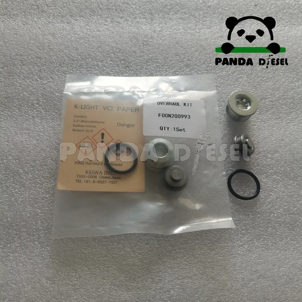 kit de reparo de revisão da válvula de sucção da bomba de combustível de alta pressão common rail cp3 f00n201244 bosch 5600735594 99478149 f00n200993