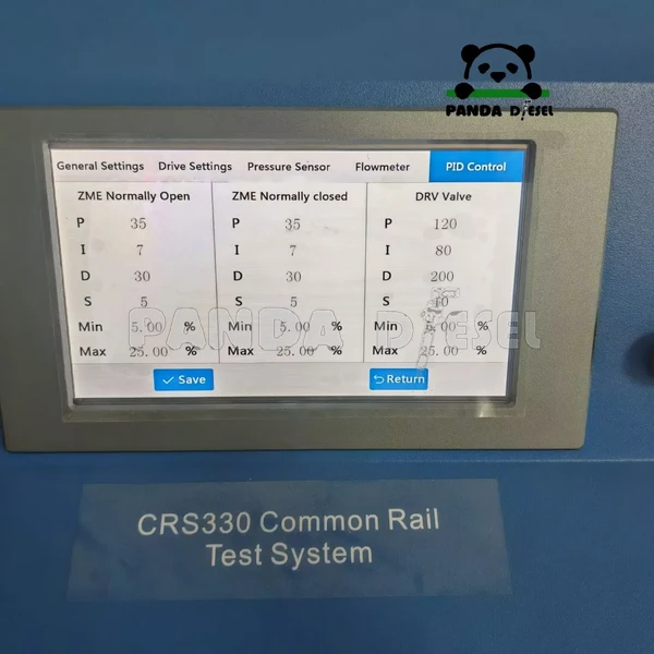 crs330 sistema de teste common rail
