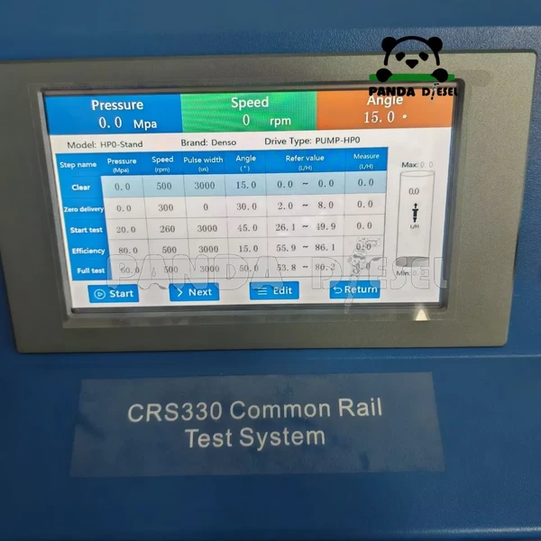 crs330 sistema de teste common rail