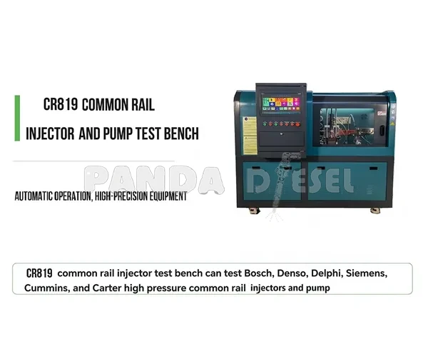 Bancada de Teste Multifuncional para Injetor e Bomba Diesel CR819