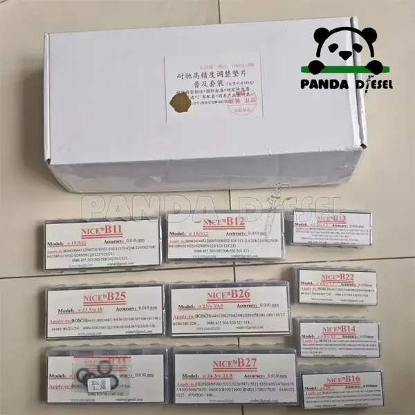 kits de calços para common rail 505 peças para injetores Bosch Denso Cummins