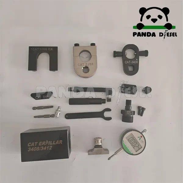 Kit de ferramentas de reparo, desmontagem e medição para injetor HEUI Cat 3412 3408 (ct034a)