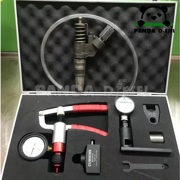 km017 cummins m11 n14 eui ferramentas de desmontagem e teste de vazamento de injetor diesel
