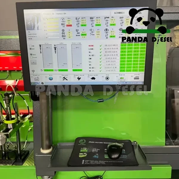 Bancada de Teste de Injetores Diesel Common Rail DCI 800 - Testando 4 Injetores ao Mesmo Tempo