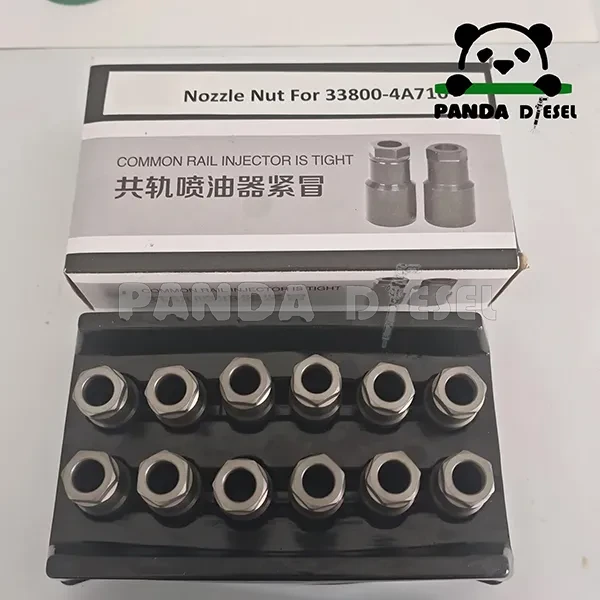 Porca do bico para injetor Common Rail Delphi 28229873 33800
