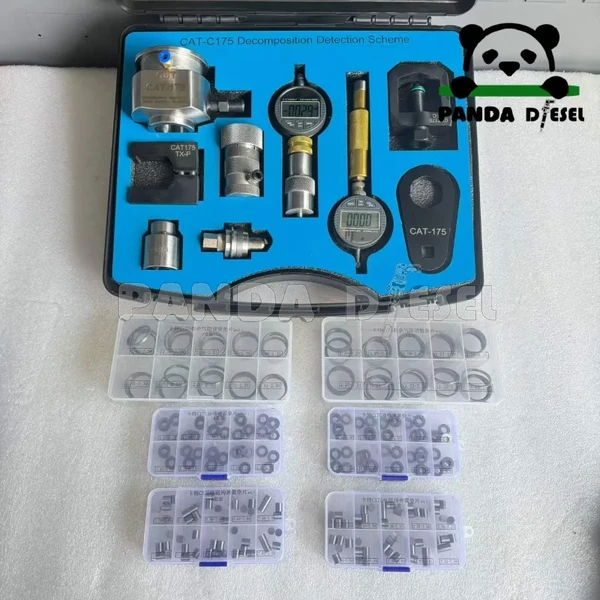 ct057 cat c175 injetor de combustível 20r 5566 20r 5567 443 9454 449 9544 kit de ferramentas de reparo com calços de fábrica
