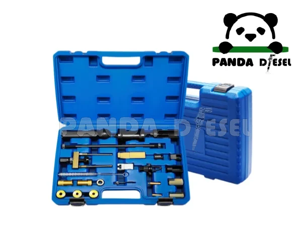 Kit de ferramentas de reparo de alta qualidade para desmontagem de injetores de combustível duplo (gasolina/diesel) VW Audi e martelo extrator