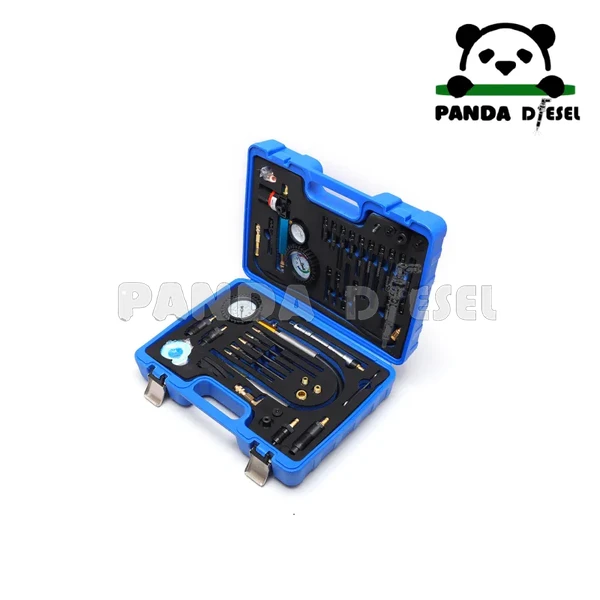Kit de ferramentas de teste de vazamento de compressão do motor diesel com 46 peças - fábrica