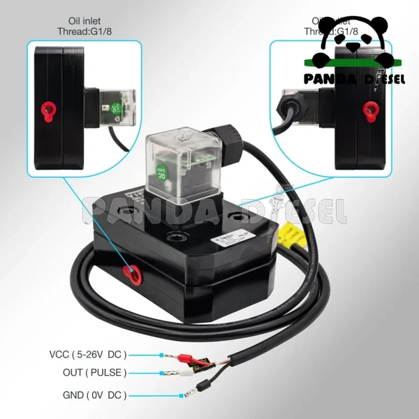 sensor de medidor de vazão oval de alta precisão para fabricante de bancada de teste de injetor diesel common rail
