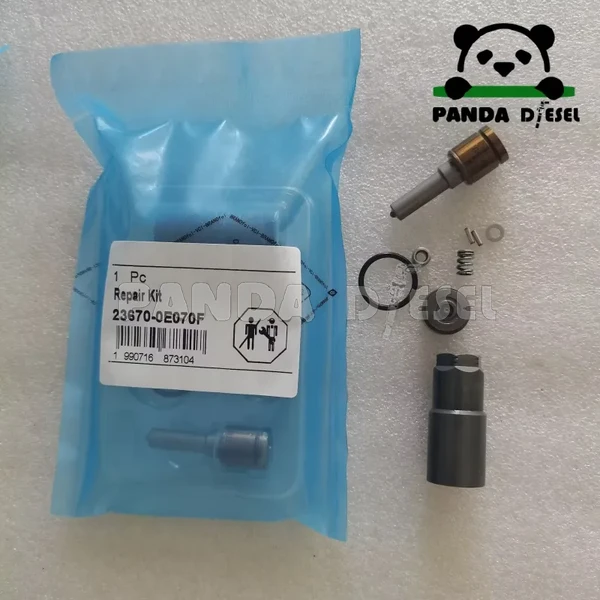 kits de reparo do injetor de combustível common rail denso 23670-0e070 com bocal g4s60 e placa de válvula de orifício g4 para toyota hilux revo innova j08e 2kd-ftv 2gd 2.5d fortuner fabricante